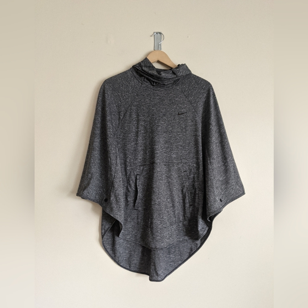 Nike Women's Gray Poncho Top – Size M